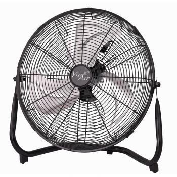 Vie Air 14 Inch Industrial High Velocity Heavy Duty Metal Floor Fan with 3 Speed Settings image