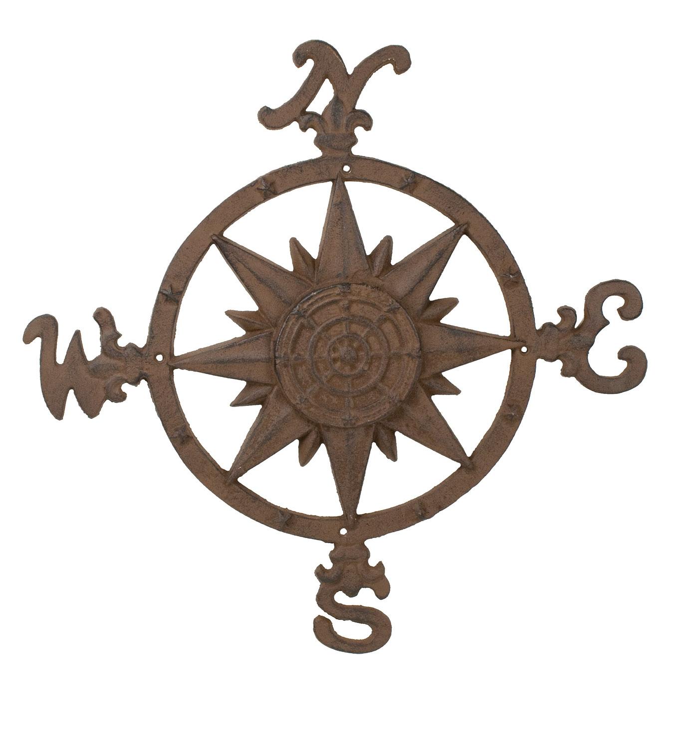 Compass Rose - Rust Finish - (Pkg. 2) image