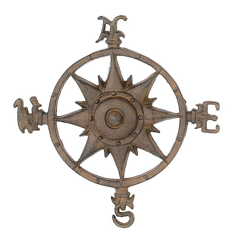 Compass Rose Med. - Rust (Pkg. 2) image