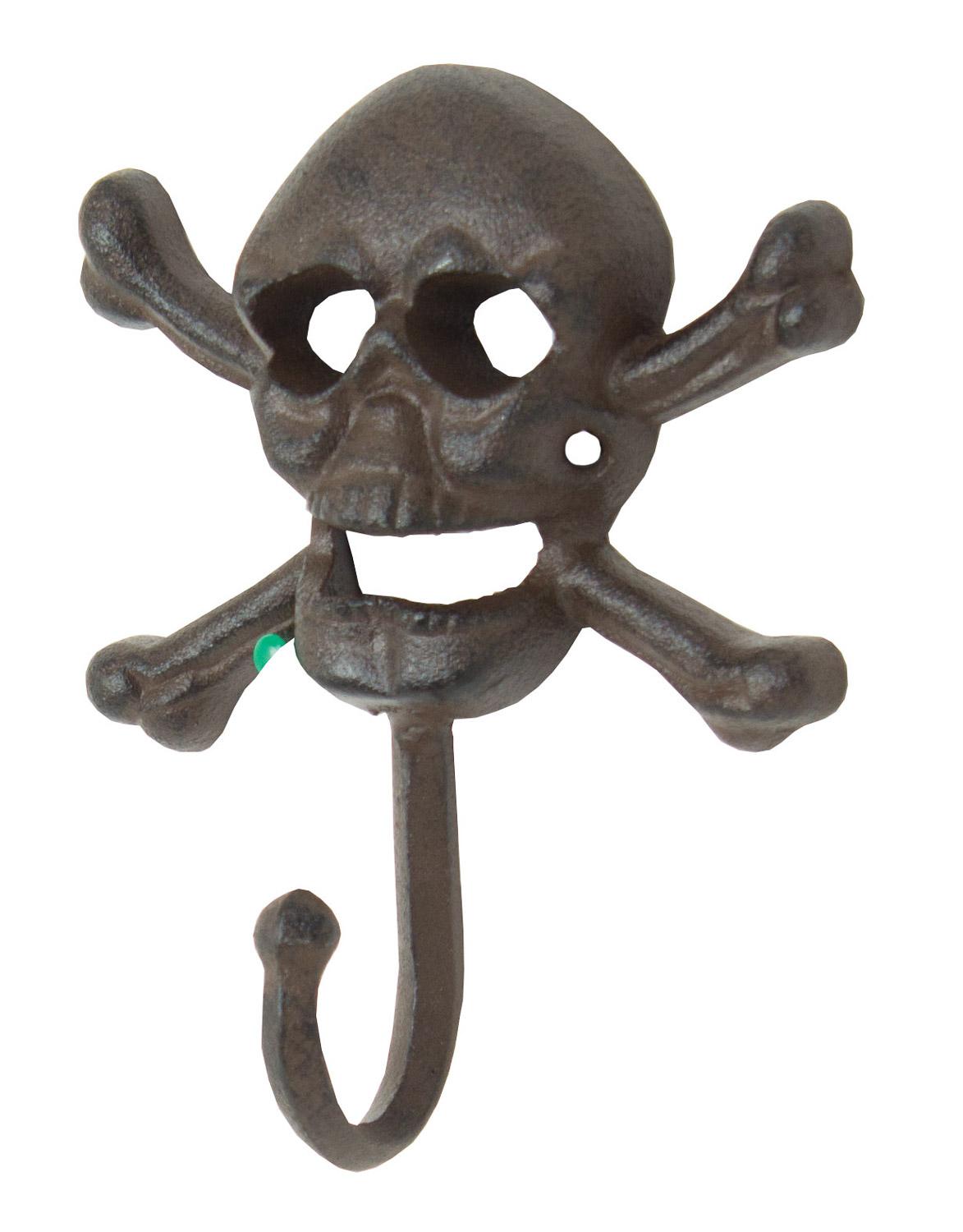 Skull Hook - Rust (Pkg. 4)