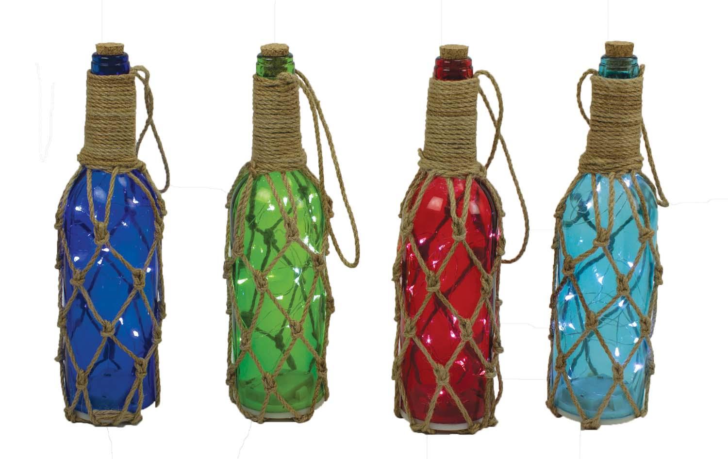 Rope Bottles w/ Lights (Pkg. 12)