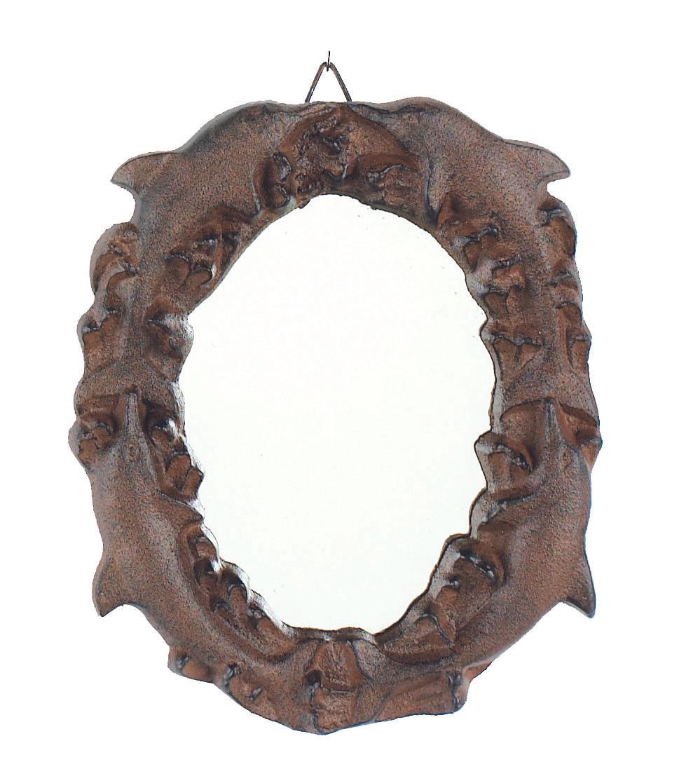 Dolphin Mirror - Rust image