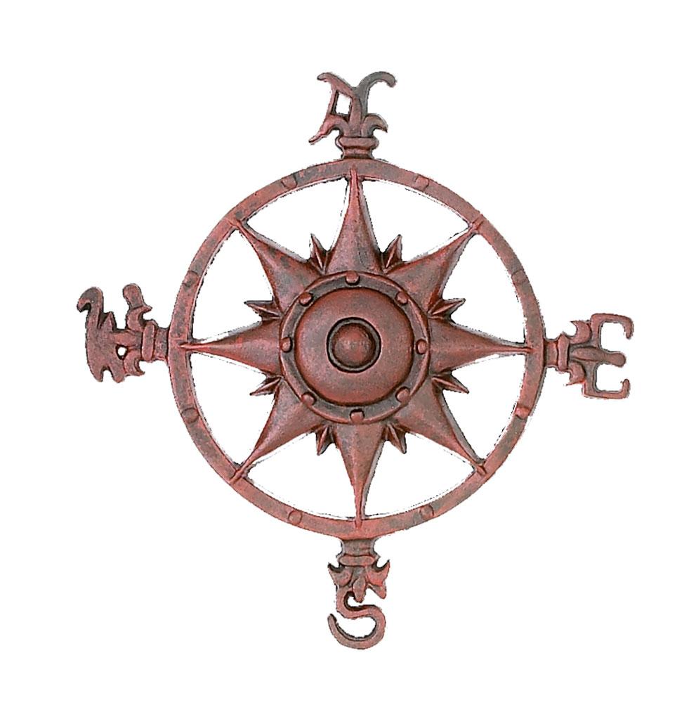 Compass Rose Med. - Red - (Pkg. 2) image