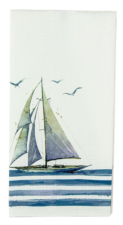 Sailboat Tea Towel - (Min. 4) image