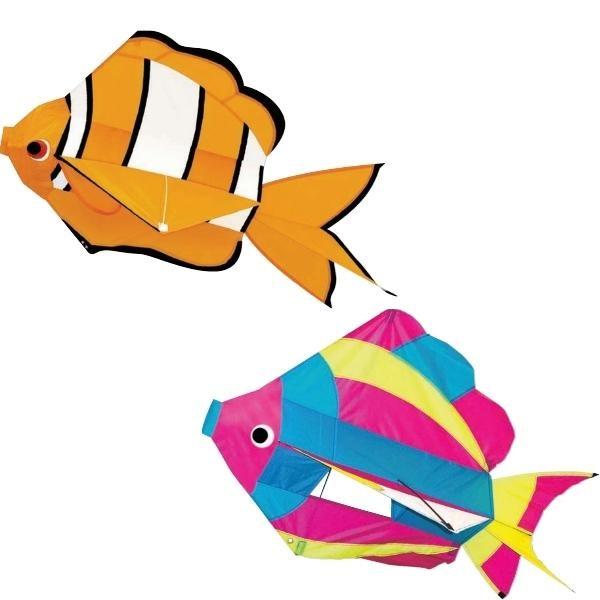 3-D Nylon Fish Kites image