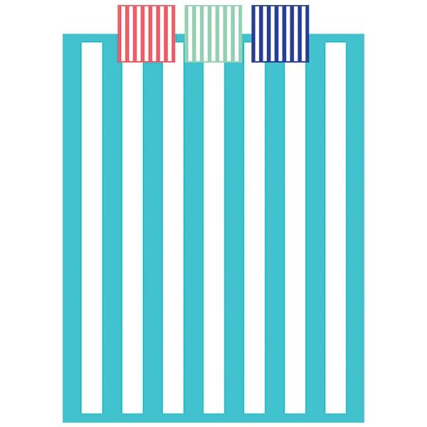 Oversized Cabana Stripe Towels