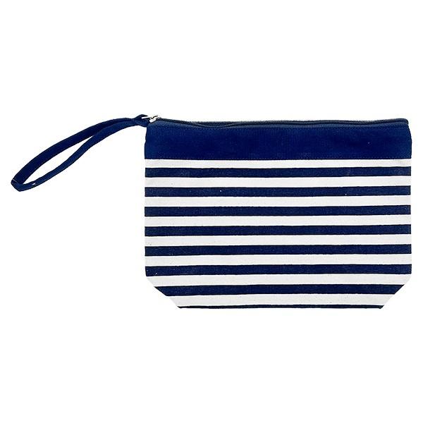 Striped Cosmetic Bag image