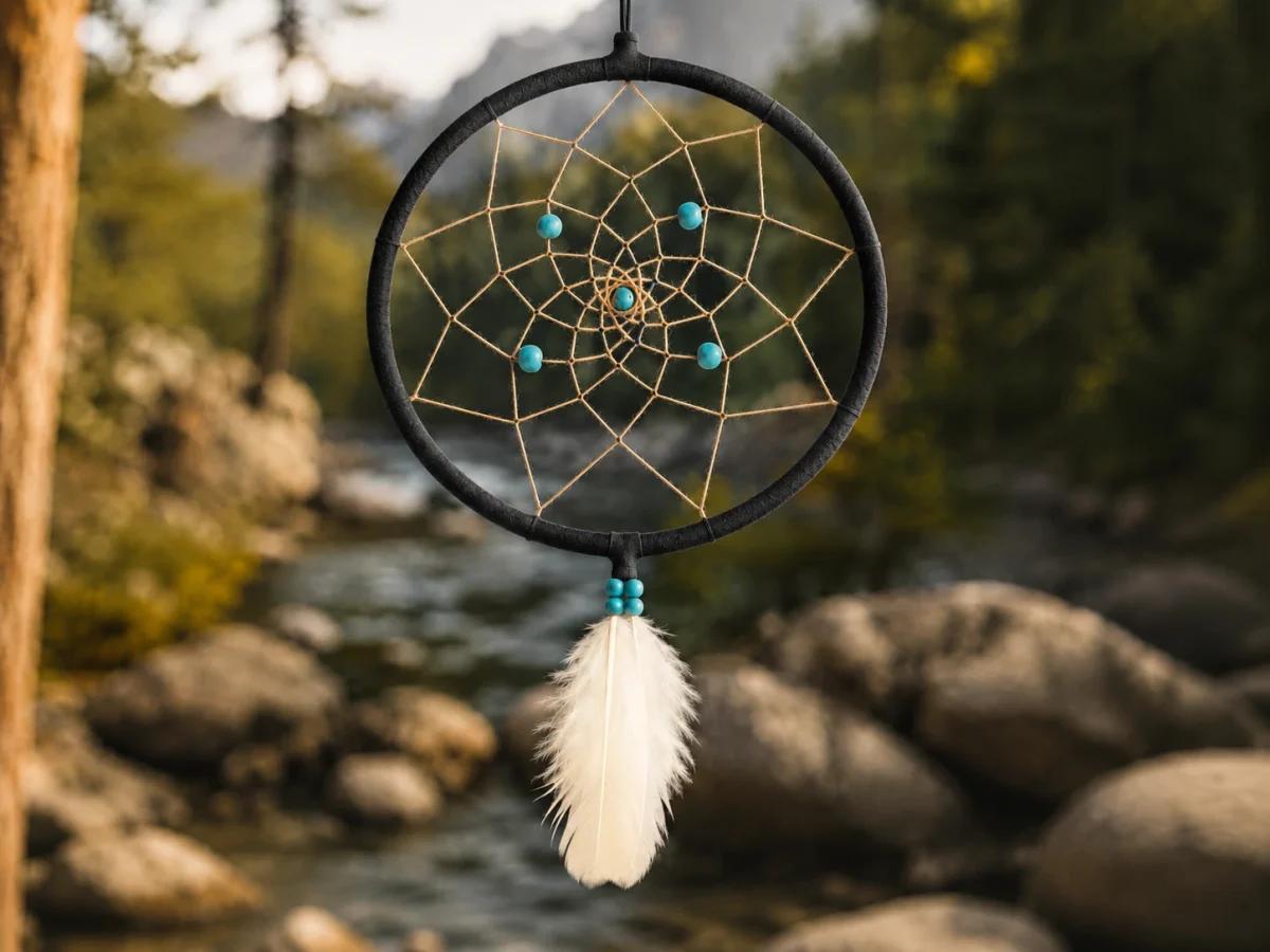 15 Inch Dream Catcher with Maribou Plumes image