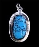 Oval Inlaid Pendant #P3-015 image