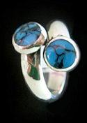 Inlaid Turquoise Ring image