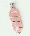 Wire Wrapped Rose Quartz Point image