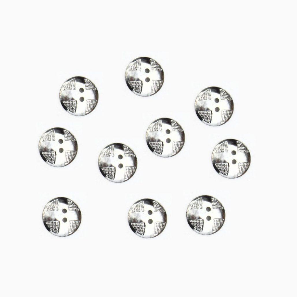 4-Directions Cross 2 Hole 1 Inch Concho ,Pkg of 10 image