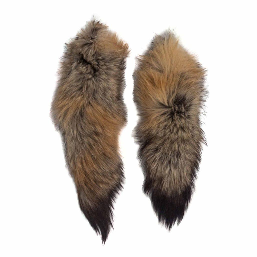 Kit Fox Tail with Ball Chain