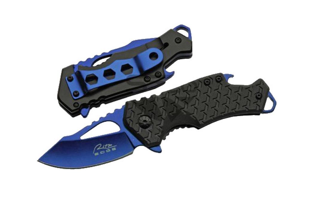 3.75 Inch BLUE BALLISTICS FOLDER image