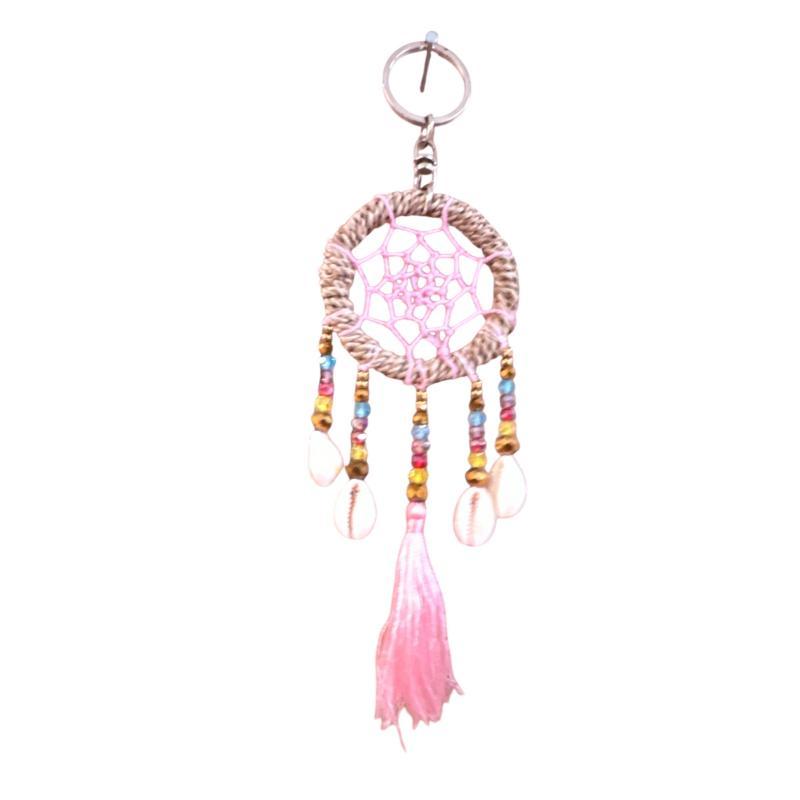 Bead Shells Angel Key Chain Dreamcatcher
