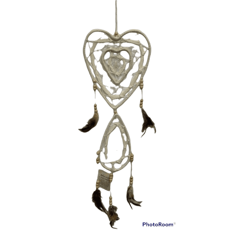 White Heart Dreamcatcher Wholesale image