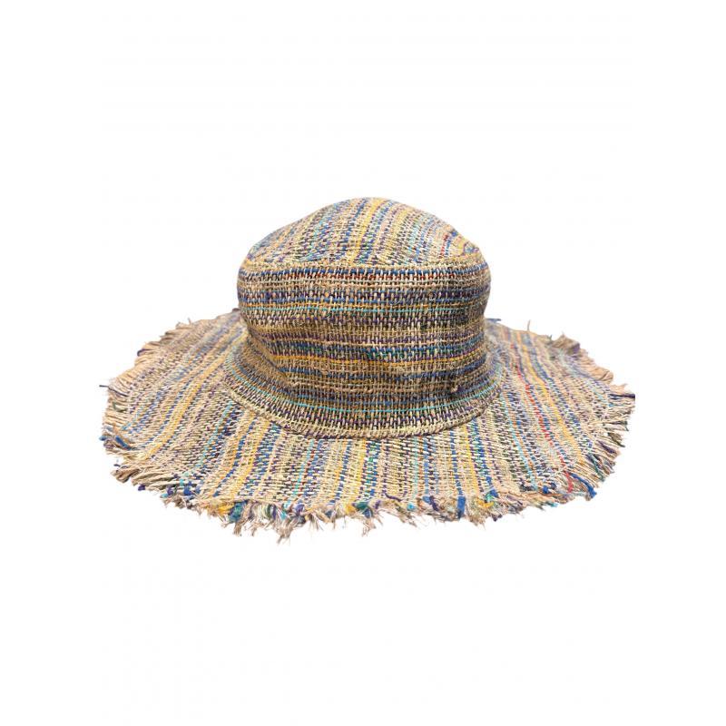 Cotton Hemp Fringe Boho Sun Bucket Hat