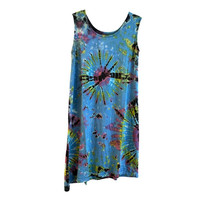 Viscose Tie Dye Tunic Dress image