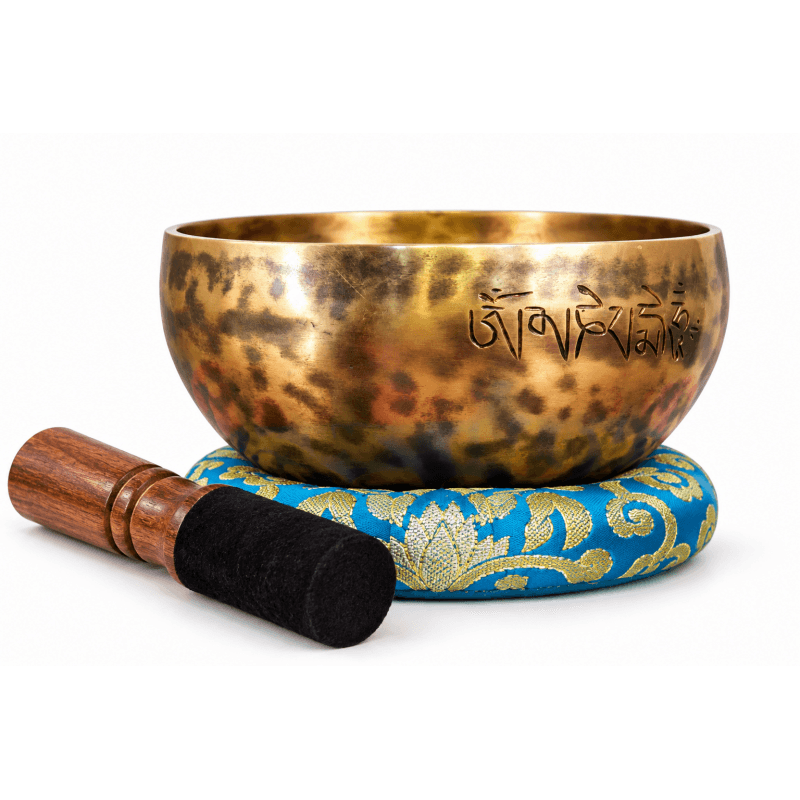 Tiger Full moon Hand Beaten Singing Bowl image