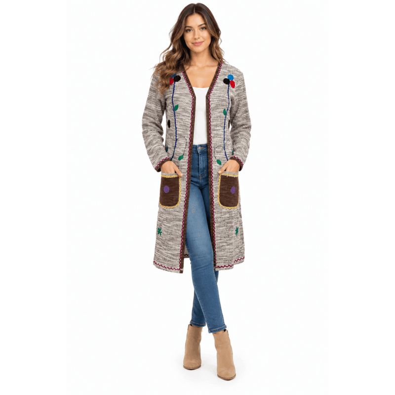 Long Embroideries Jacket FC36 image
