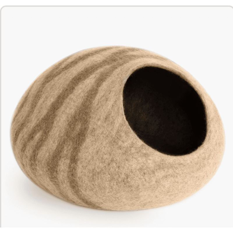 Felt Brown Stripe Cat Cave CC18 image
