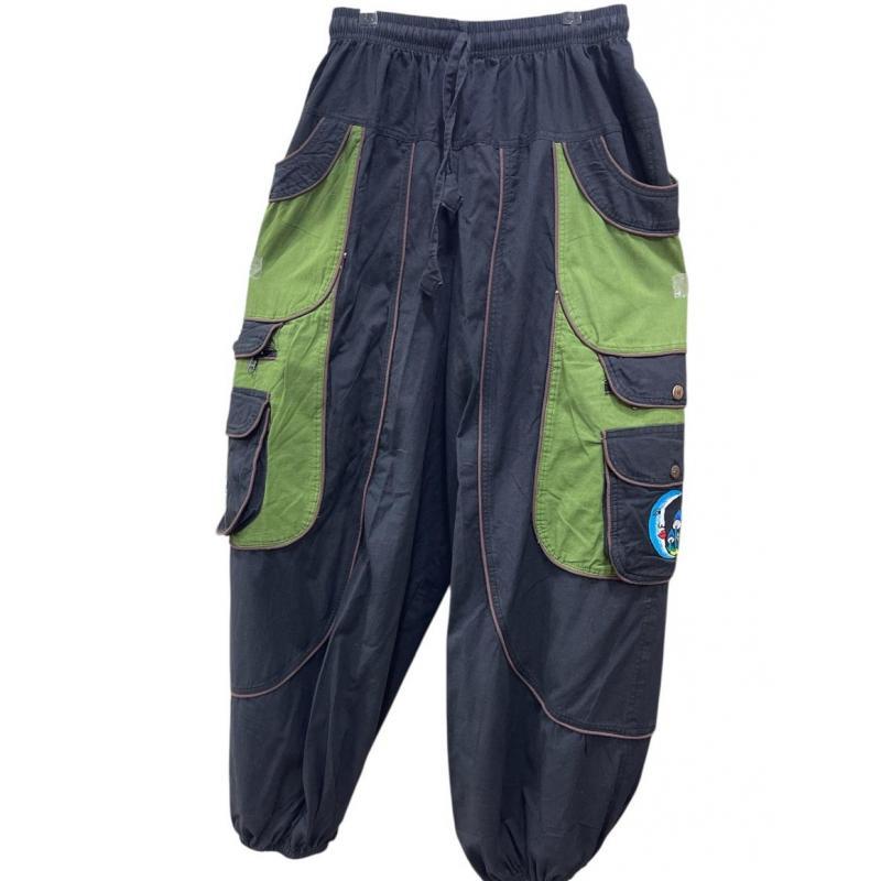 Cotton Moon Embroidery Mushroom Pant image