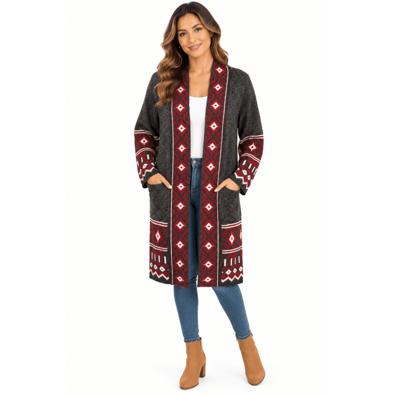 Front Open Cardigan Sweater image