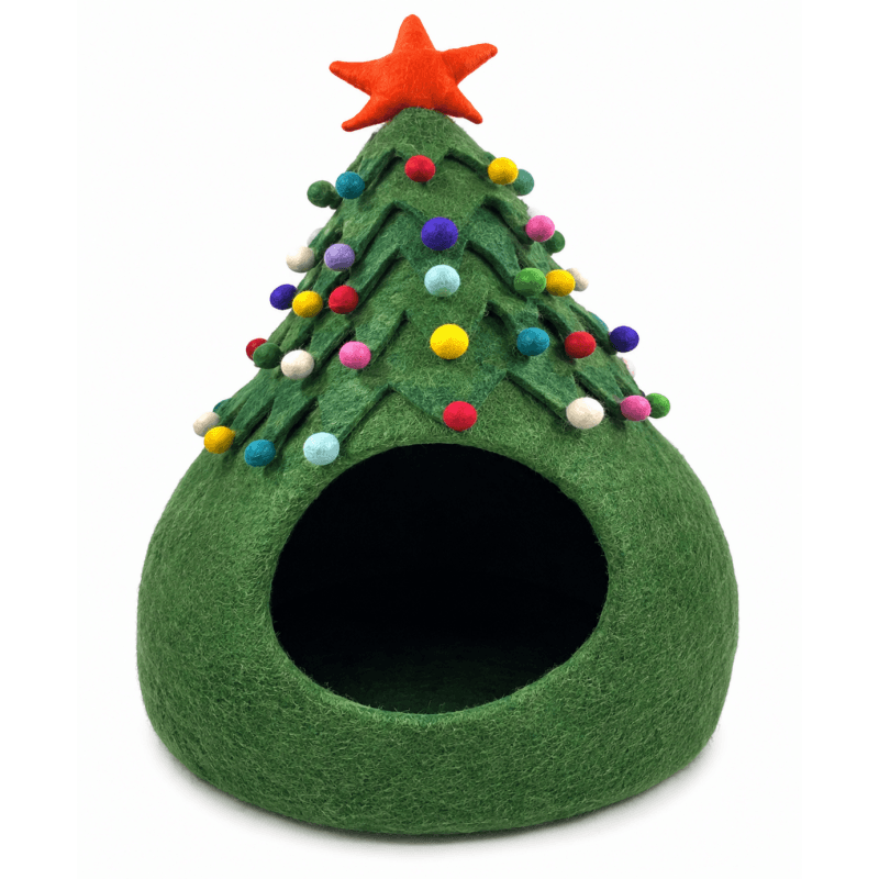 Felt Christmas Cat Cave LH06 image