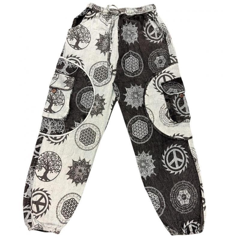 Cotton Tree of life Peace Yoga Pant image