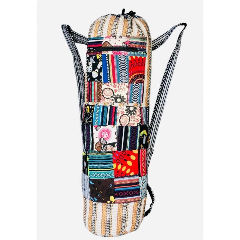 Cotton Multi Patchwork Himalaya Yoga Mat Bag image