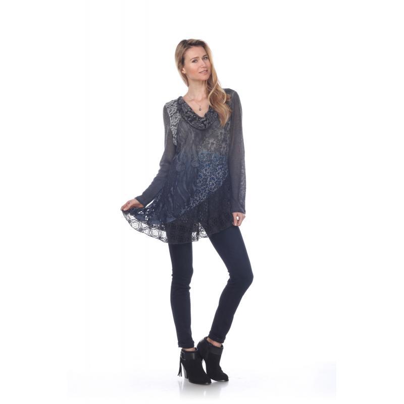 Ladies Knitted Tunic Top Wholesale KBS527 (PREPACK) image