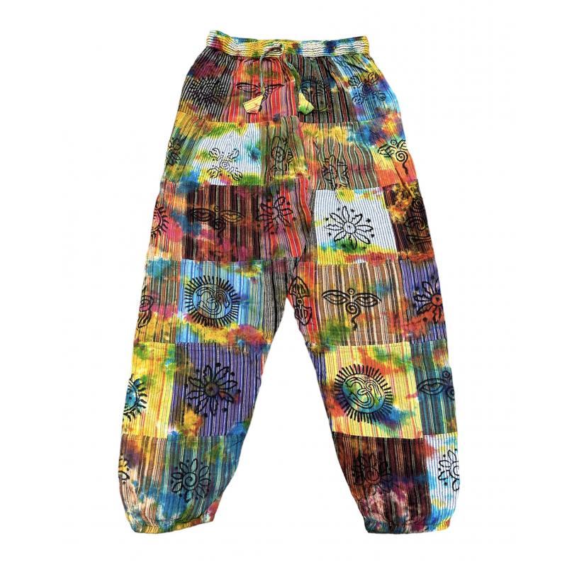 Cotton Tie Dye Multi Trouser image