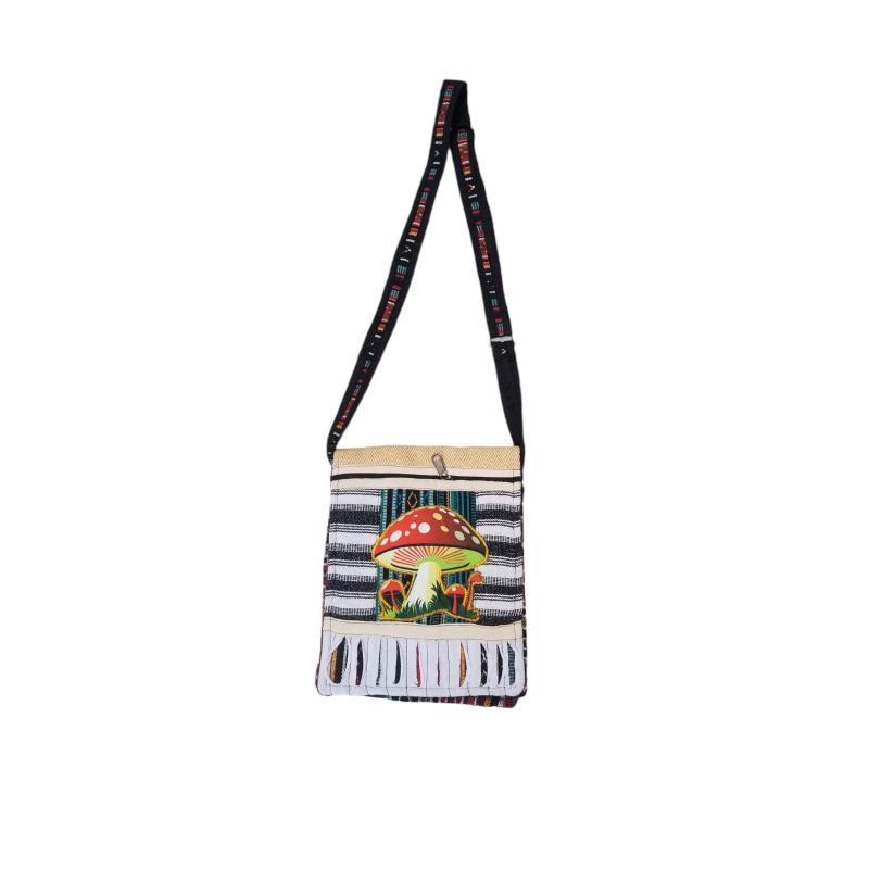 Cotton Razor Cut Cherry Mushroom Mini File Bag image