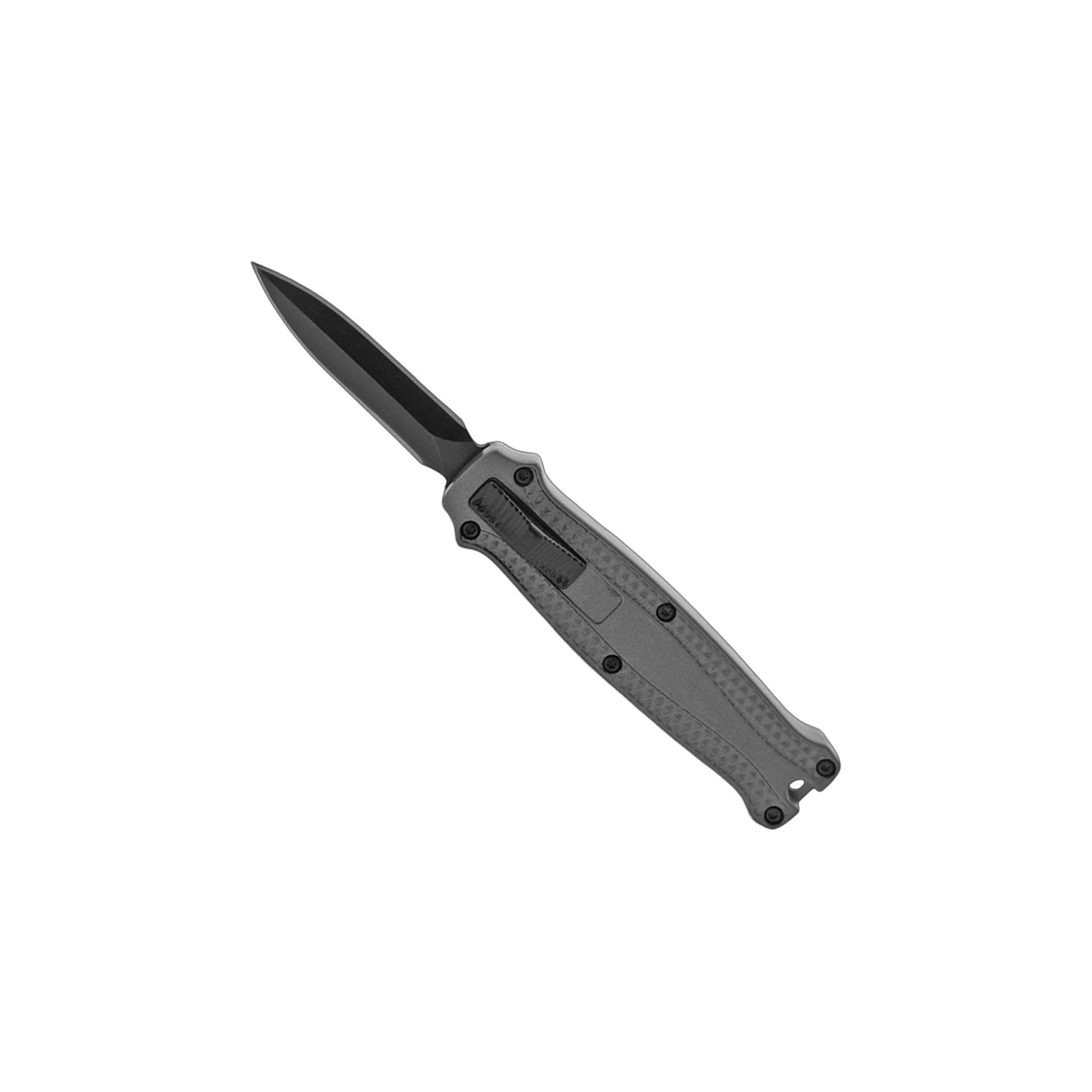 Minimal Strike Double-Action OTF Knife - Gray Aluminum image