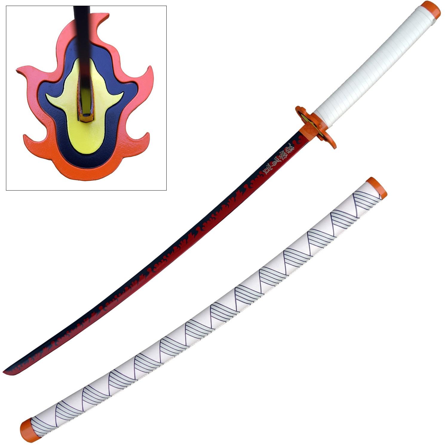 Rengoku Kyoujurou Sword Demon Killer Anime Samurai Katana image