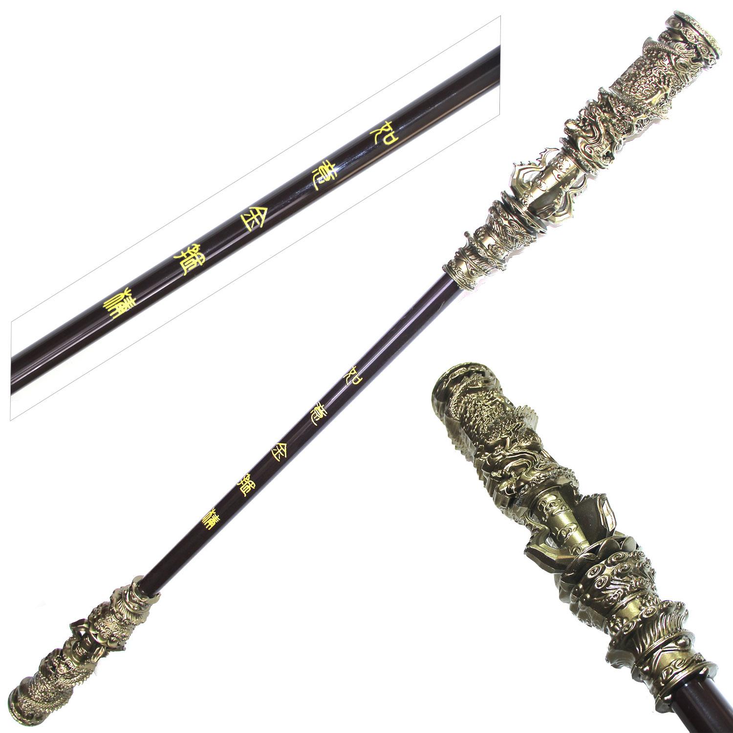 50.75" Monkey King Wukong Staff Ruyi Cudgel Weapon Cosplay image