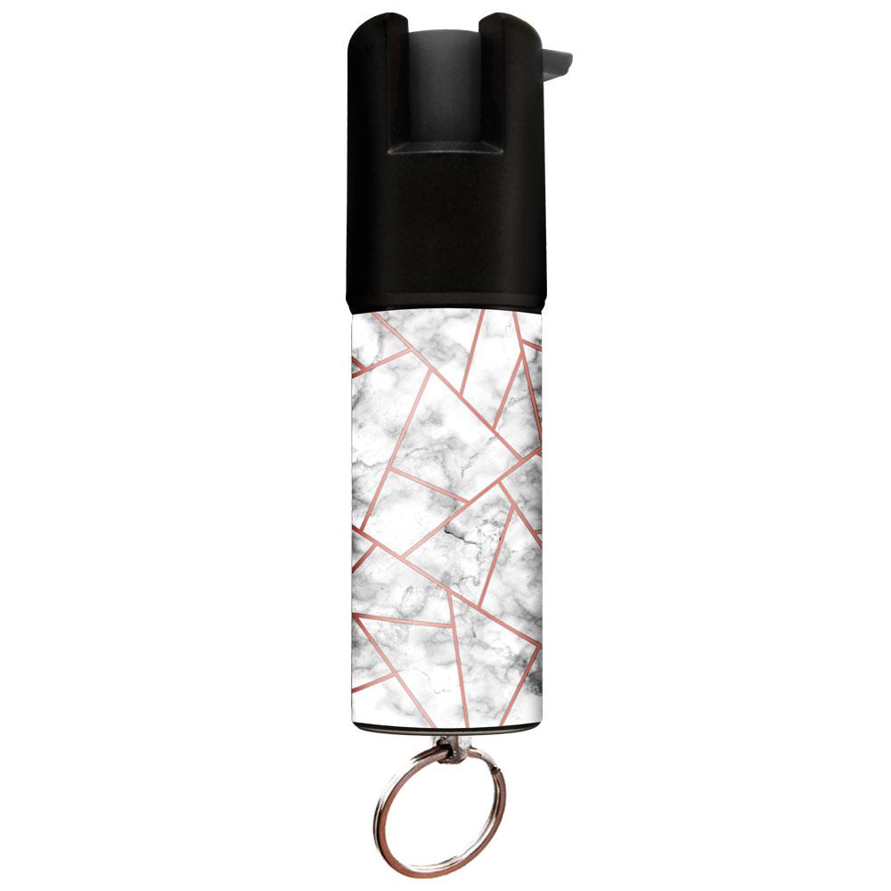 Marble Keychain Mini Pepper Spray for Self Defense - Safety Twist Top to Prevent Accident image