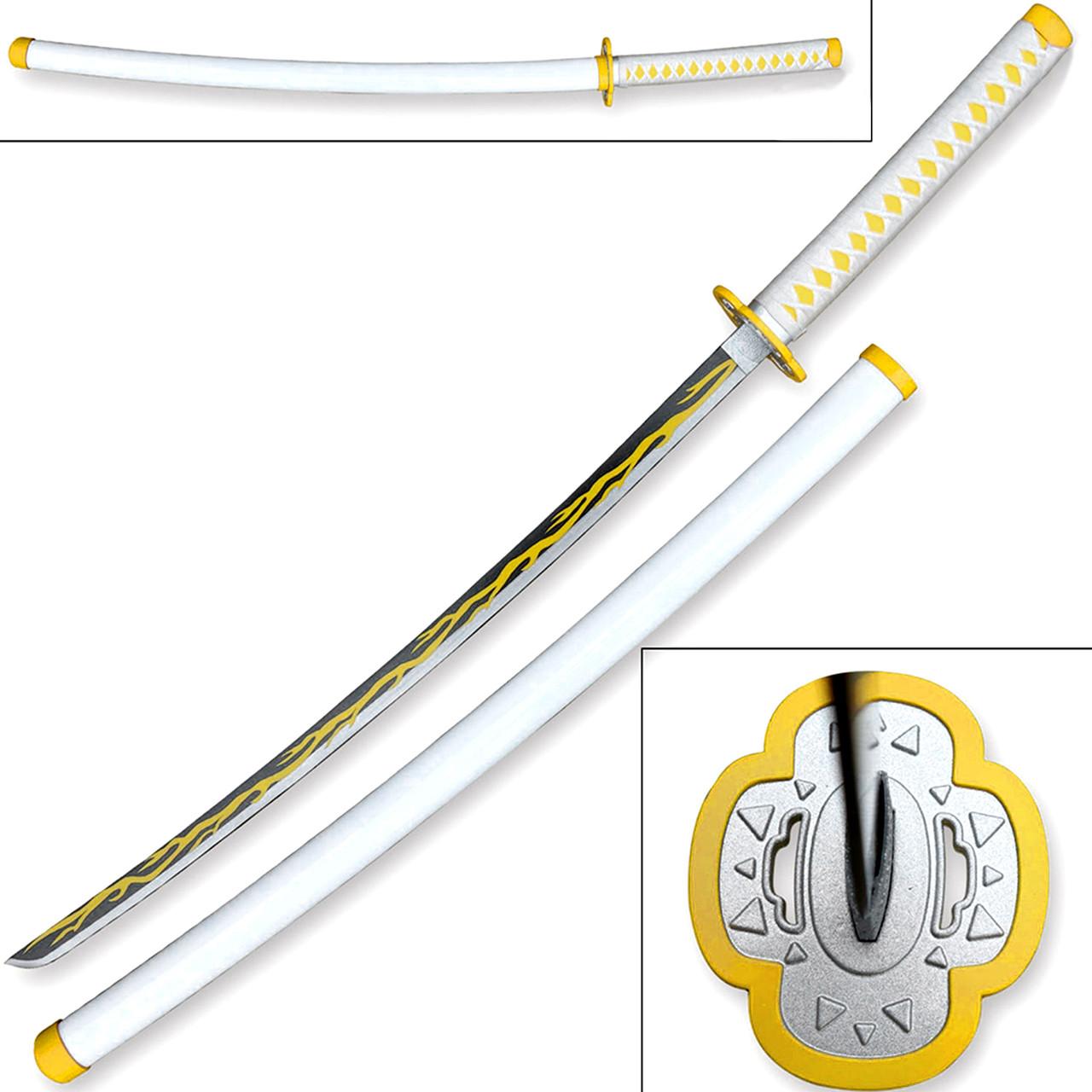 Art of Thunder Yellow Nichirin Katana Kimetsu No Yaiba Agatsuma Zenitsu Sword image