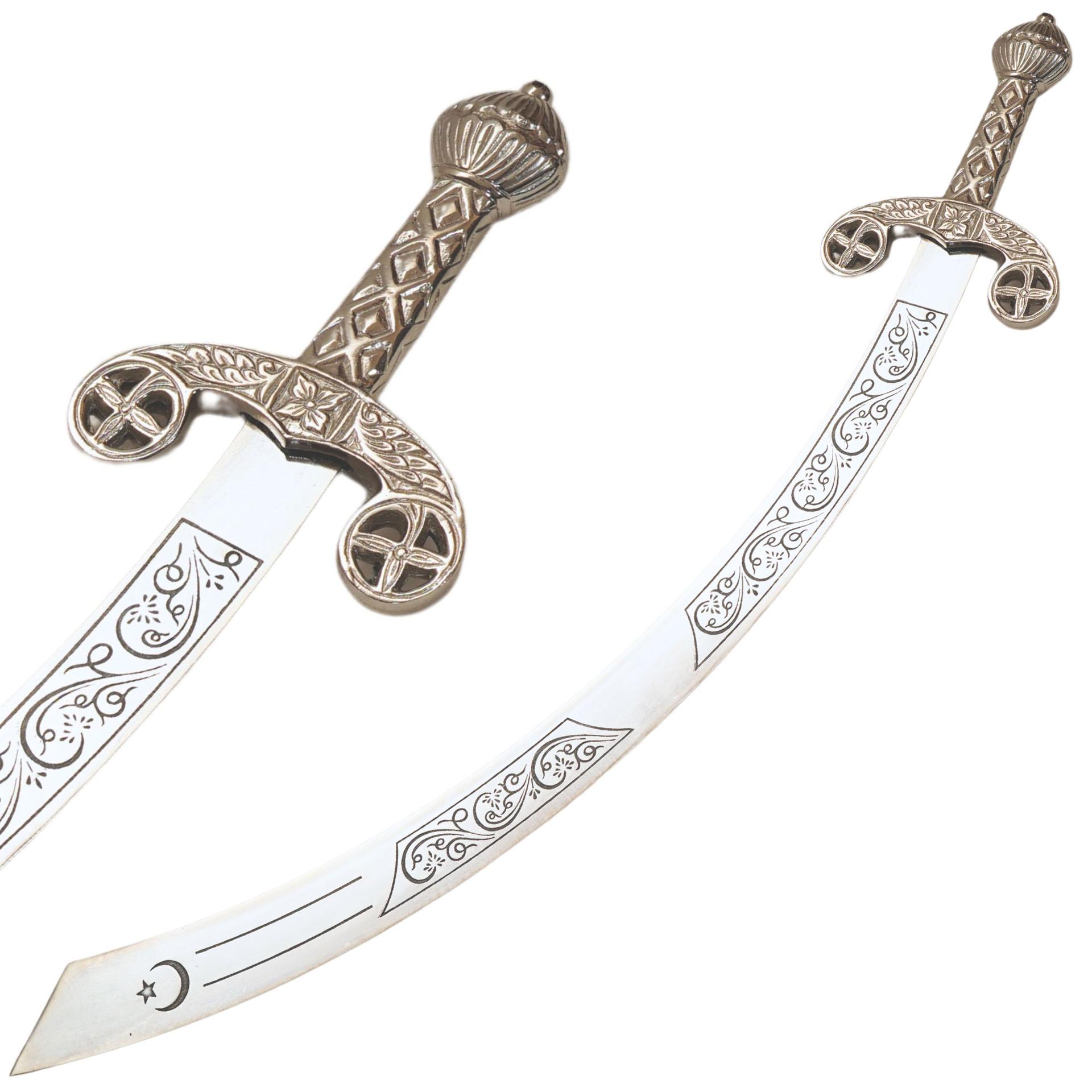 Belly Dance Scimitar Etched Blade Sword image