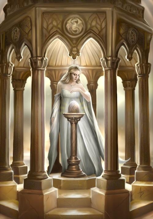 The Egg Card by Anne Stokes - 6 Pack image