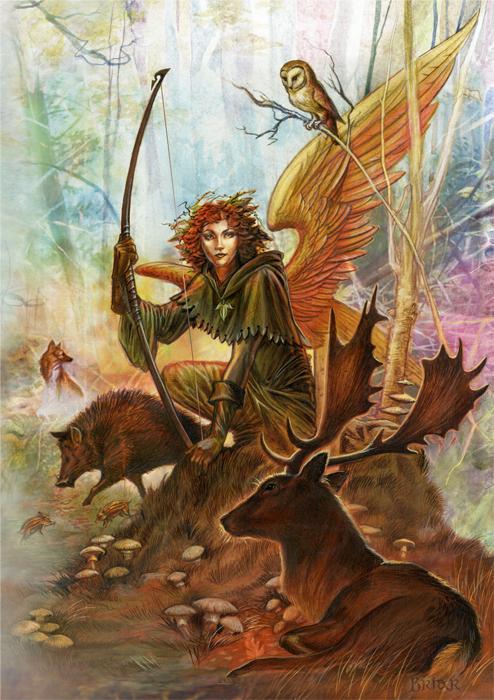 Uriel Angel of Earth Card - 6 Pack image