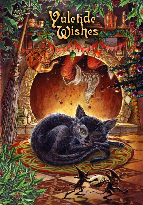 Twas the Night Before Yule Card - 6 Pack image