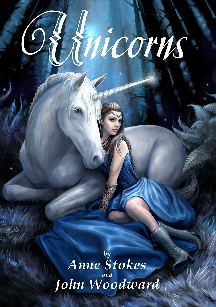 Unicorns Book from Anne Stokes and John Woodward (UNIB001) image
