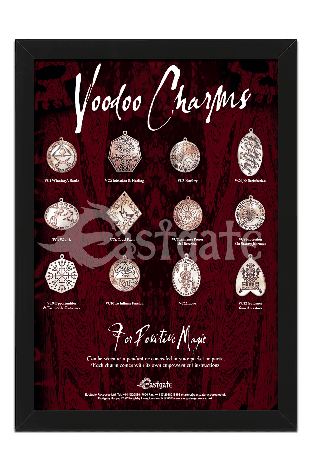 Voodoo Charms Display Frame image