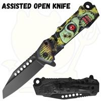 7391gn Assisted Open Knife 4.25'' closed
