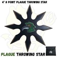 7673-8 Plague Throwing Star 8 Point