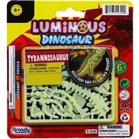 ARM2018 Glow in the Dark Dinosaur Puzzle on Blister Card Assorted Colors image