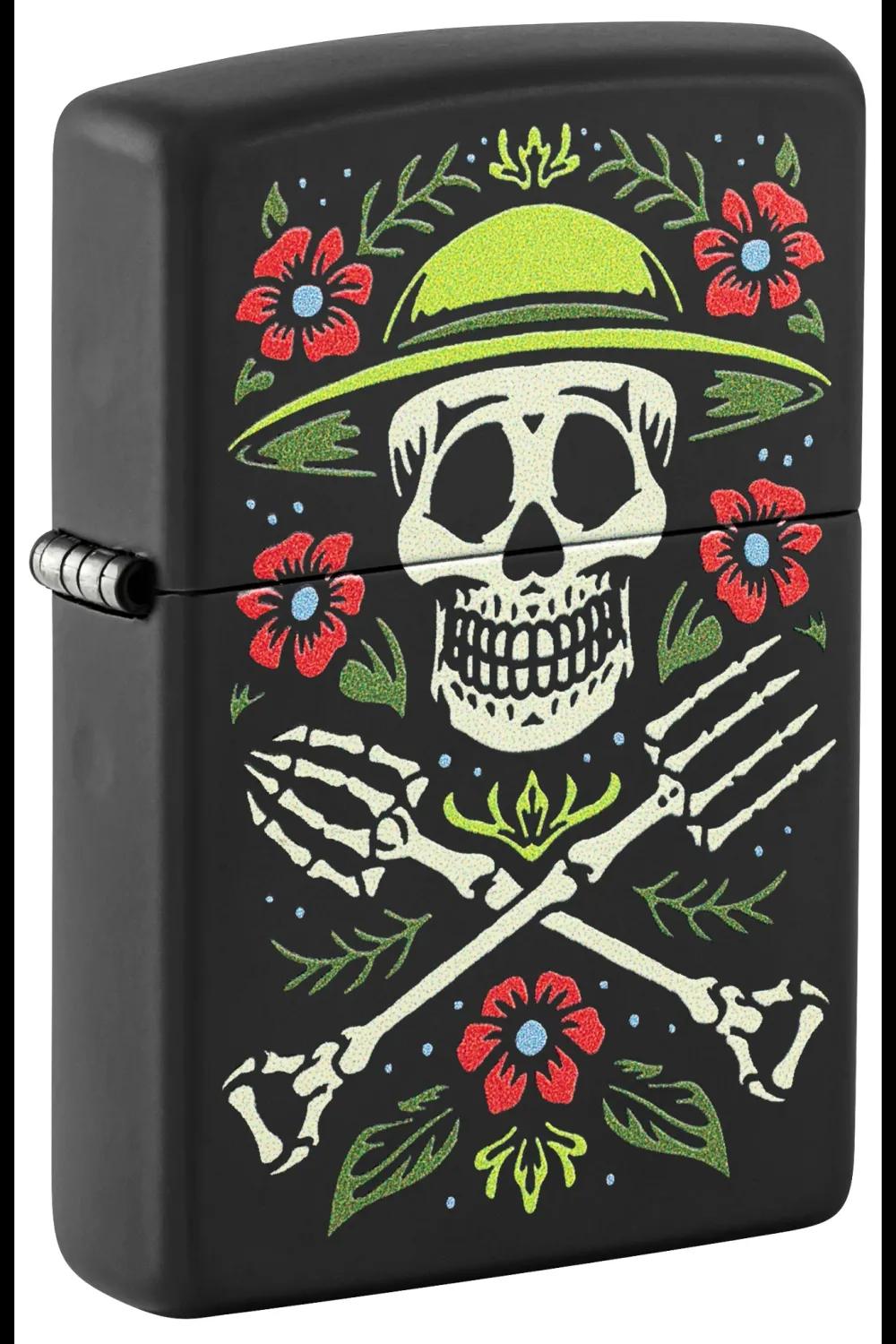 Skull Gardener Zippo Lighter image