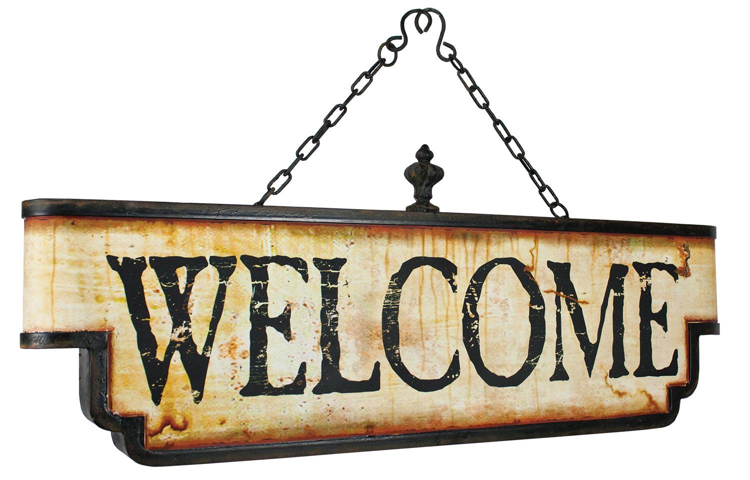 Welcome Sign (Pkg. 2) (Tin) image