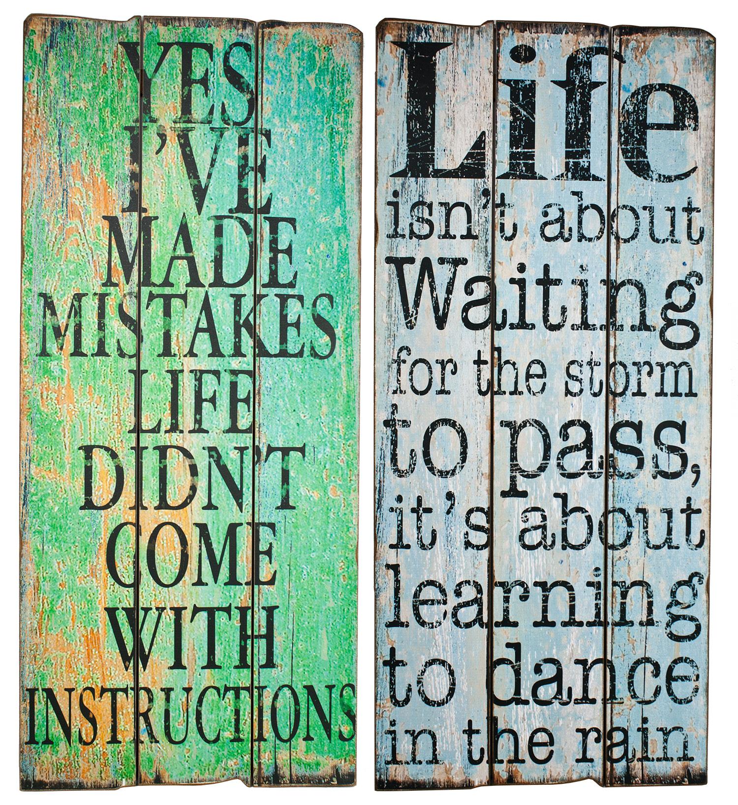 Wooden Sign (Pkg. 2) image